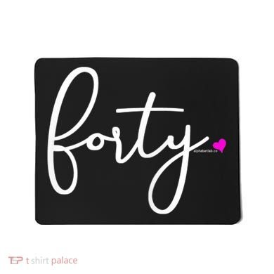 Wom.e.ns 40th Birthday Gift Ideas for Her Wom.e.n  Party Forty Mousepad