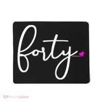 Wom.e.ns 40th Birthday Gift Ideas for Her Wom.e.n  Party Forty Mousepad thumb 0
