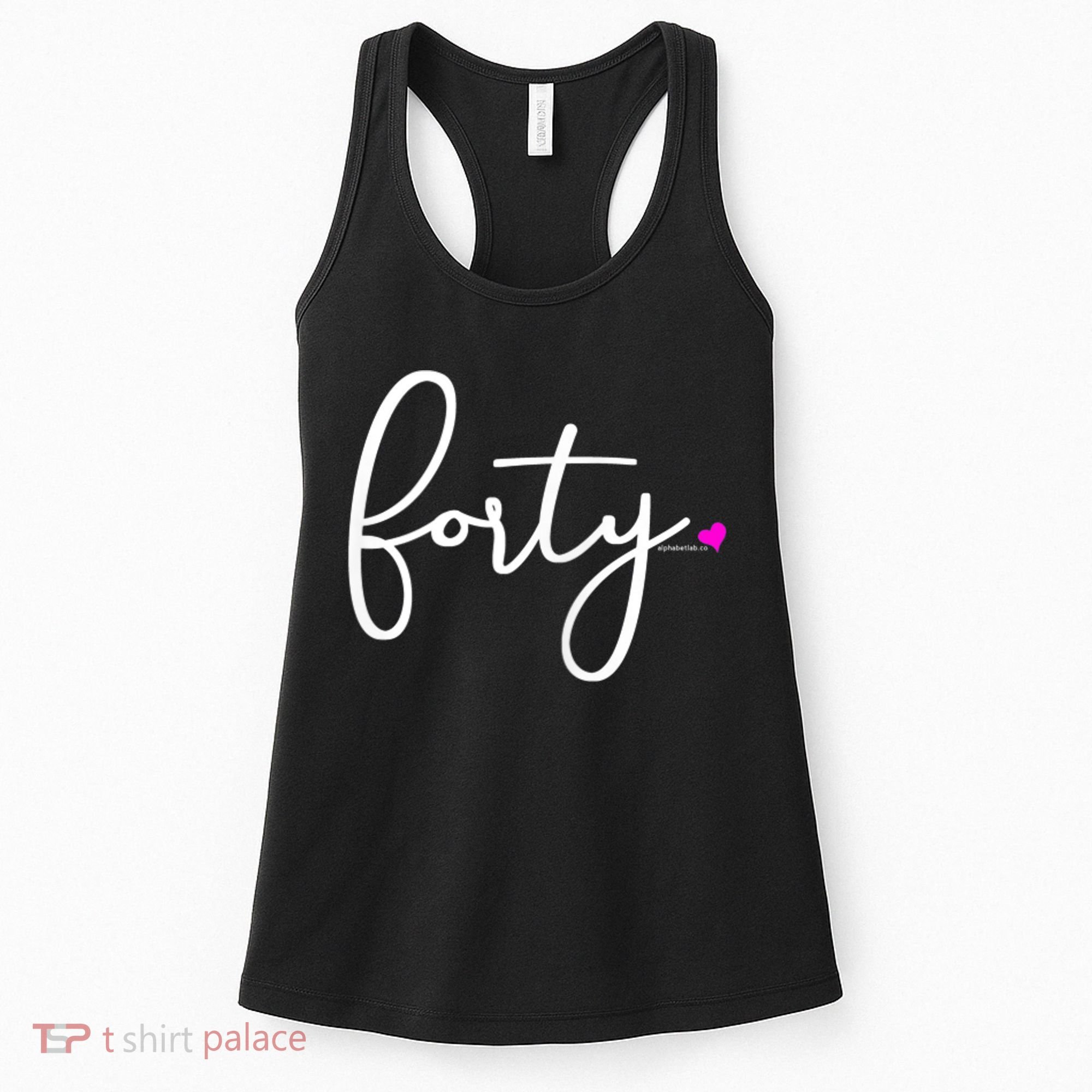 Wom.e.ns 40th Birthday Gift Ideas for Her Wom.e.n  Party Forty Women's Tank Top