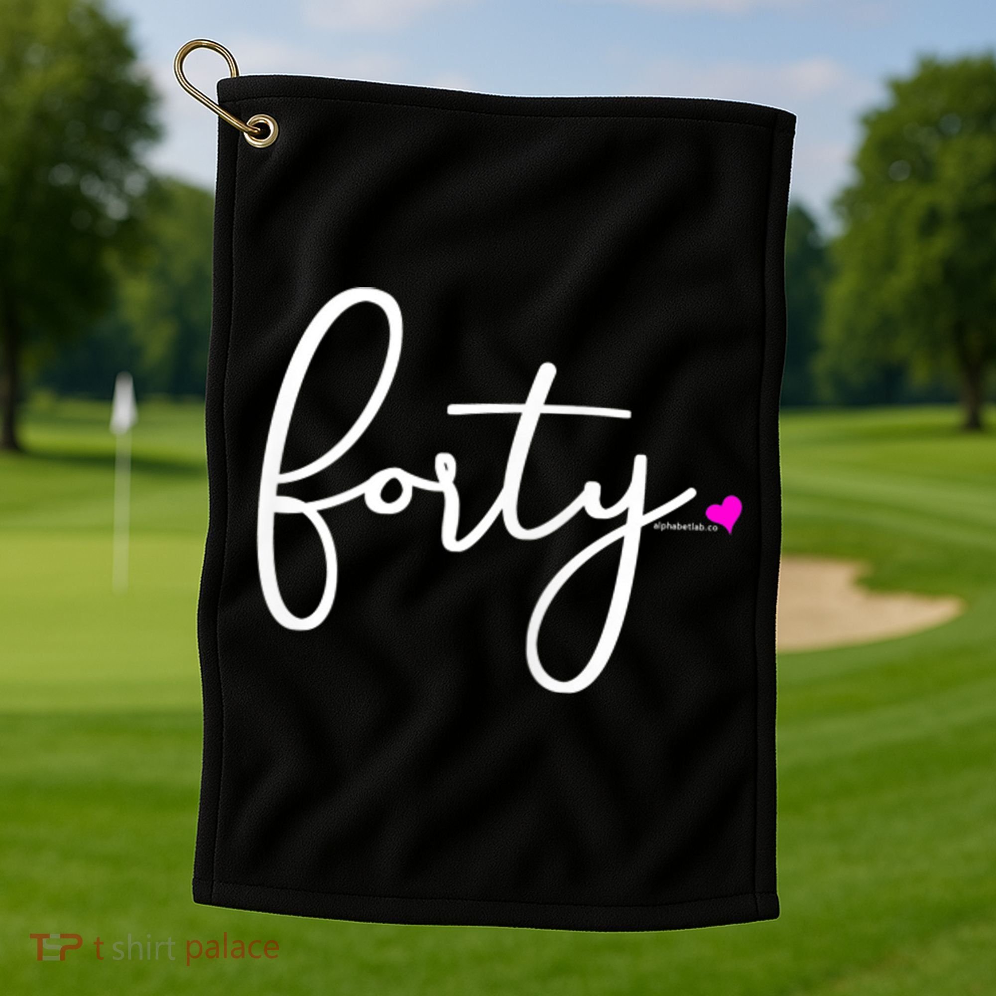Wom.e.ns 40th Birthday Gift Ideas for Her Wom.e.n  Party Forty Golf Towel