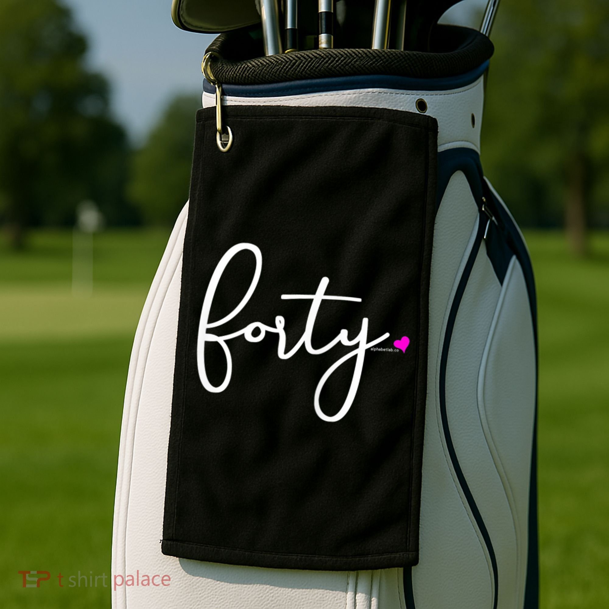 Wom.e.ns 40th Birthday Gift Ideas for Her Wom.e.n  Party Forty Golf Towel