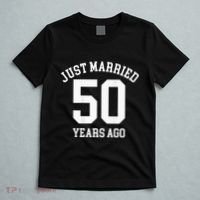 Wedding 50th Anniversary Just Married Football Couple T-Shirt thumb 5