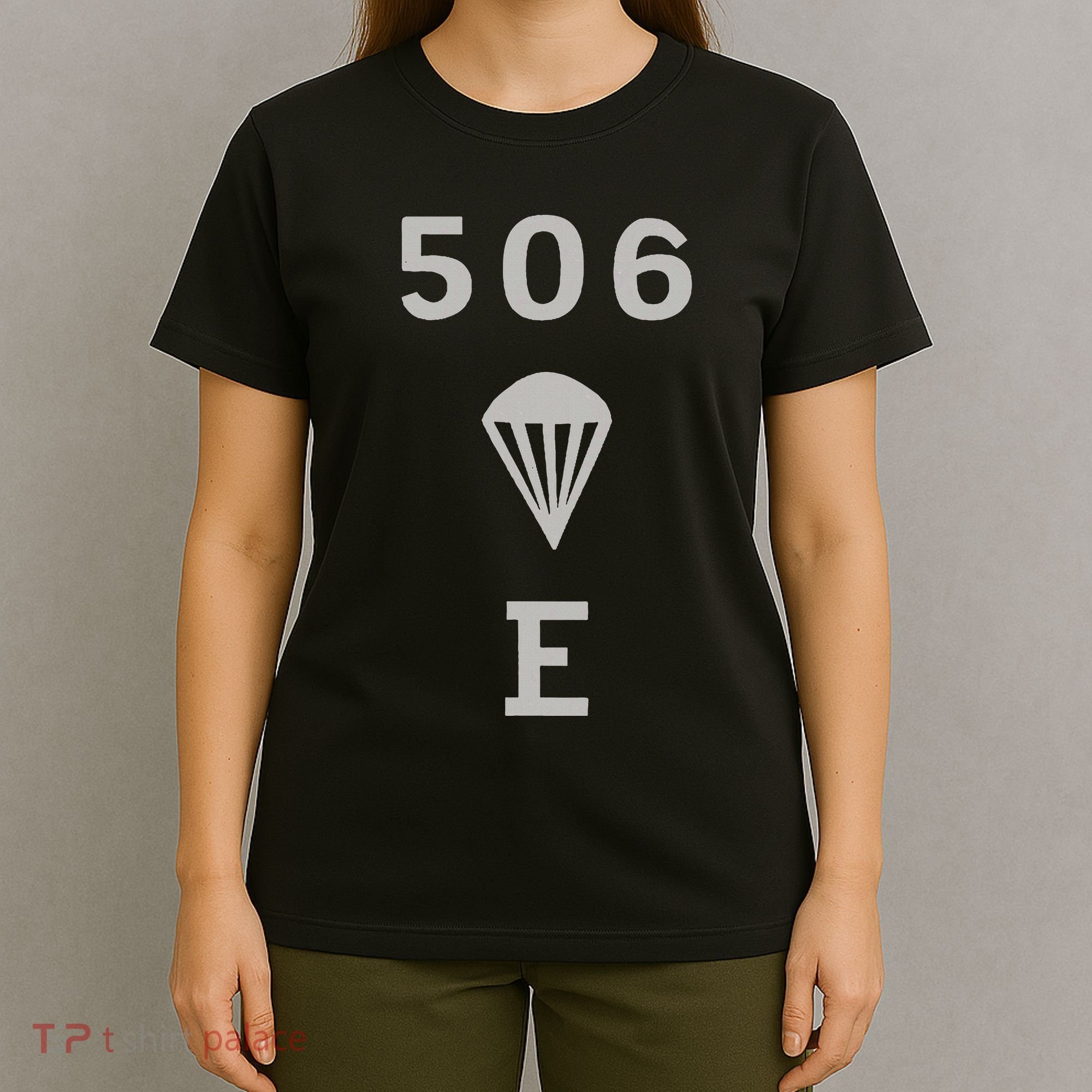 Ww2 506 Pir Easy Company Flag T-Shirt