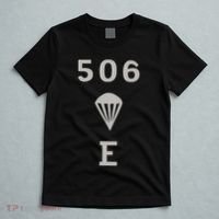 Ww2 506 Pir Easy Company Flag T-Shirt thumb 5