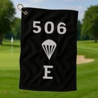 Ww2 506 Pir Easy Company Flag Golf Towel thumb 1