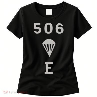 Ww2 506 Pir Easy Company Flag Women's T-Shirt