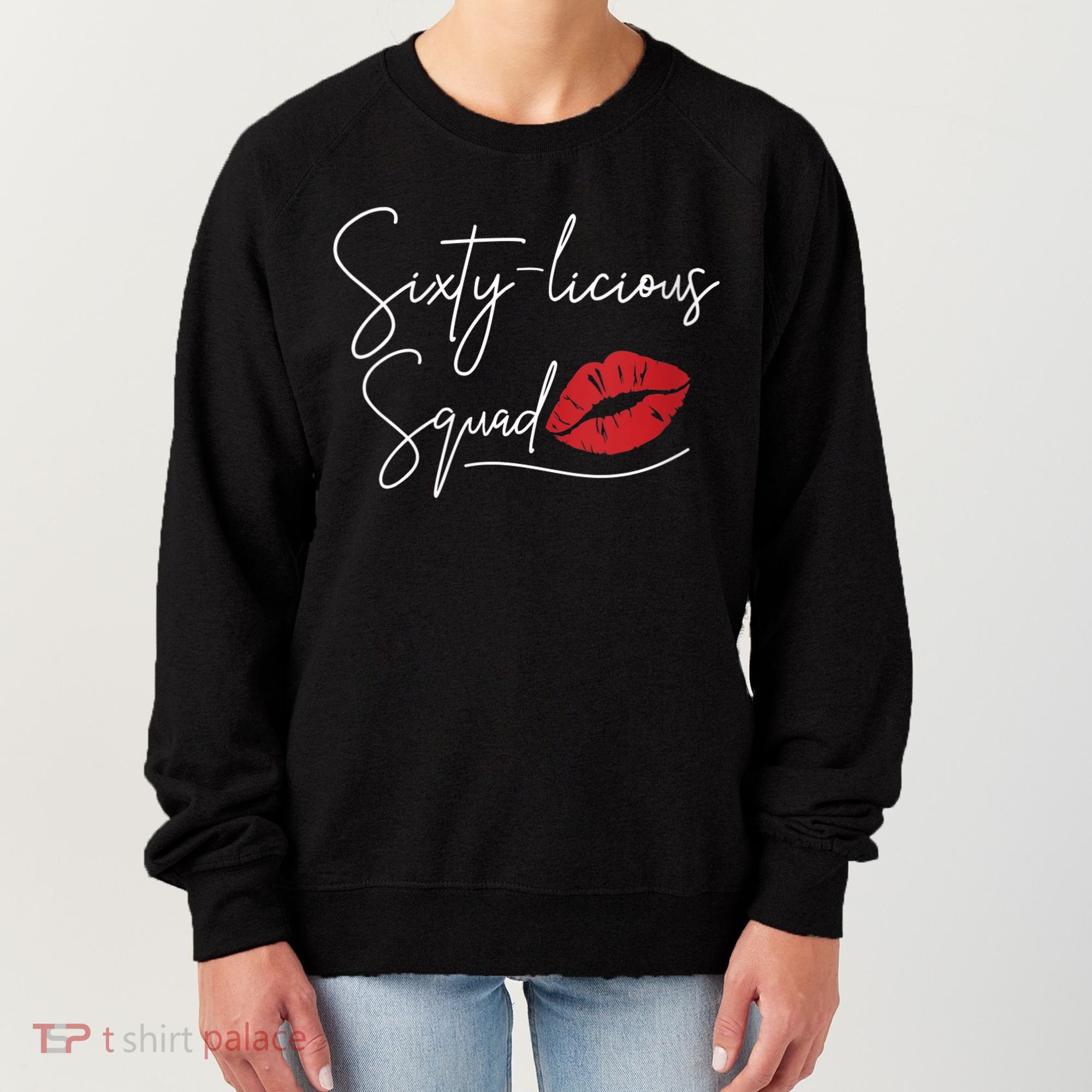 WoM.e.ns 60th Birthday, Sixty-licious Squad V-Neck Women's Sweatshirt