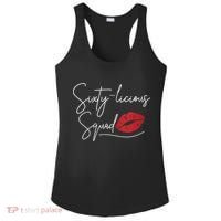 WoM.e.ns 60th Birthday, Sixty-licious Squad V-Neck Ladies PosiCharge Competitor Racerback Tank thumb 0