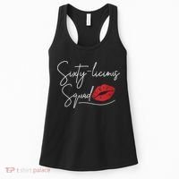 WoM.e.ns 60th Birthday, Sixty-licious Squad V-Neck Women's Tank Top thumb 0