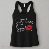 WoM.e.ns 60th Birthday, Sixty-licious Squad V-Neck Women's Tank Top thumb 3