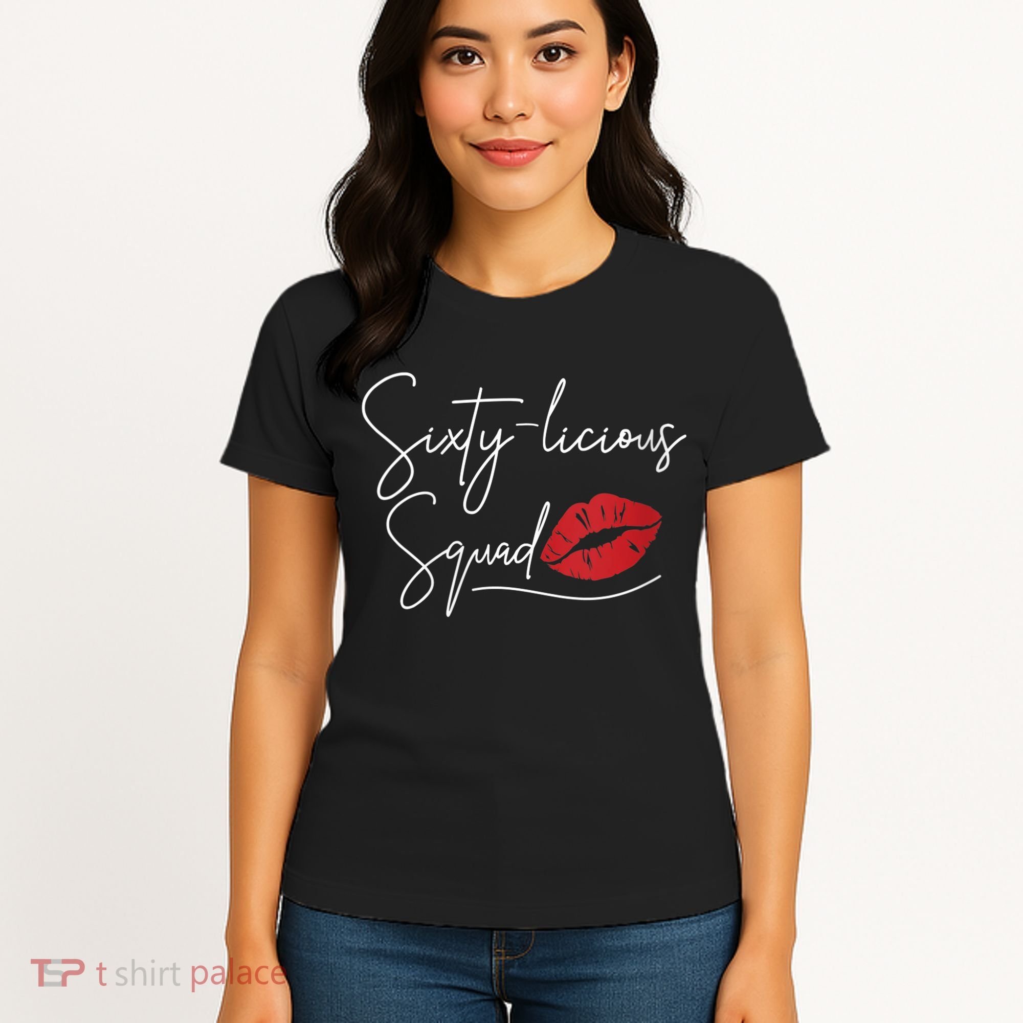 WoM.e.ns 60th Birthday, Sixty-licious Squad V-Neck Women's T-Shirt