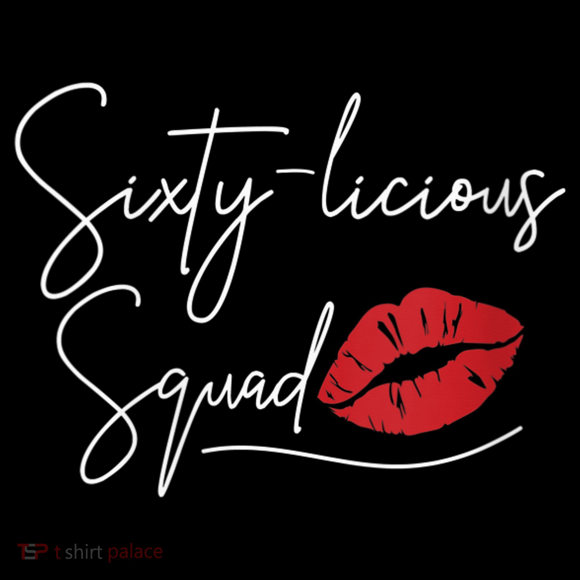 Wo 60th Birthday, Sixty-licious Squad Women's Tank Top