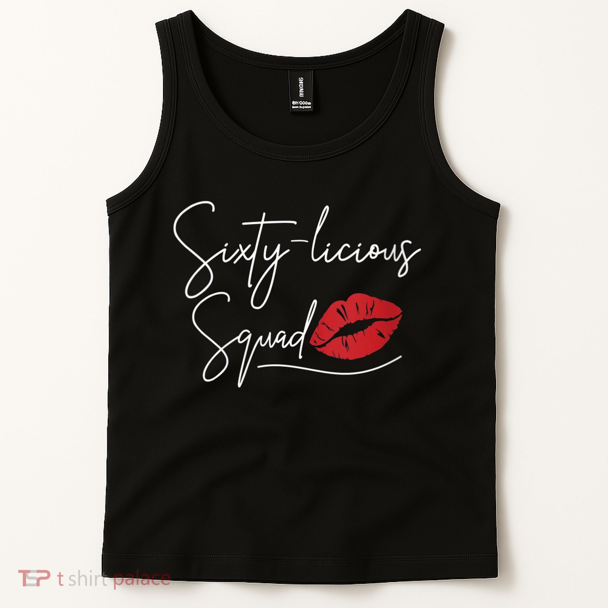 Wo 60th Birthday, Sixty-licious Squad Tank Top