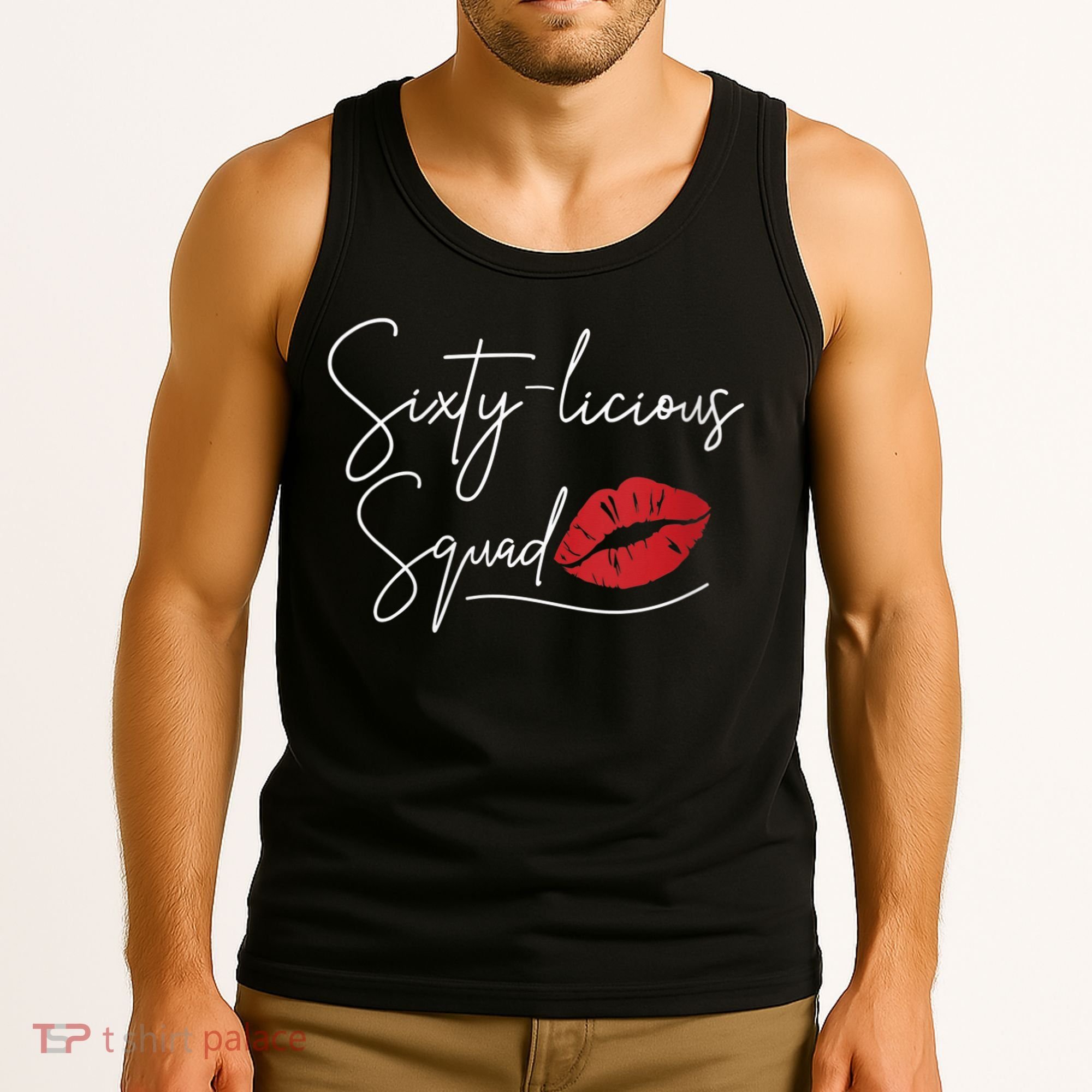 Wo 60th Birthday, Sixty-licious Squad Tank Top