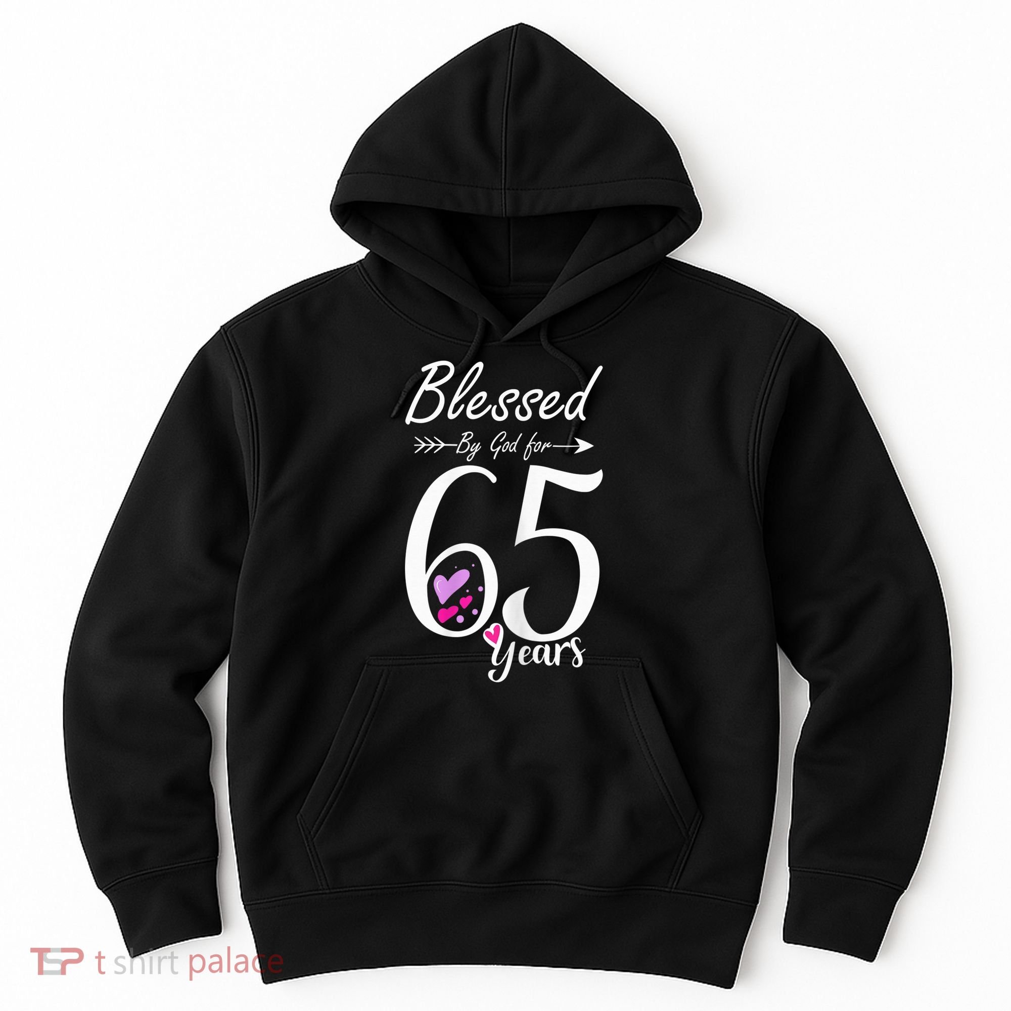Wo 65th Birthday Tee Gift and Blessed for 65 Years Birthday Hoodie