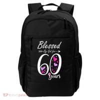 WoM.e.ns 60th Birthday Tee Gift and Blessed for 60 Years Birthday Backpack thumb 0