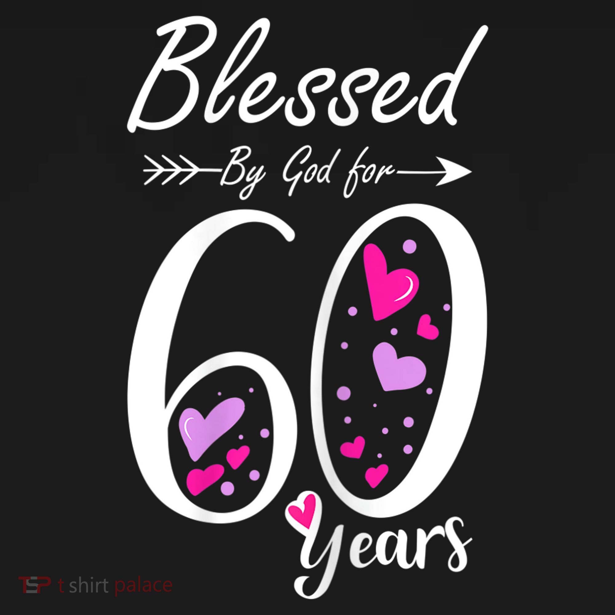 WoM.e.ns 60th Birthday Tee Gift and Blessed for 60 Years Birthday Women's Tank Top