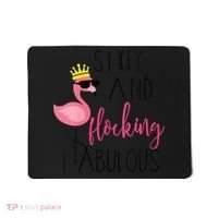 Wo 60th Birthday Gift Flamingo Fabulous Mousepad thumb 0
