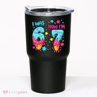  Was 6 Now I'm 7th Birthday Ice Cream Drip 6-7 Meme Tumbler thumb 0