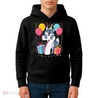 Wolf 7th Birthday Girl 7 Years Old Seventh Seven Wolf Kids Hoodie thumb 4