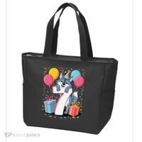 Wolf 7th Birthday Girl 7 Years Old Seventh Seven Wolf Tote Bag thumb 3