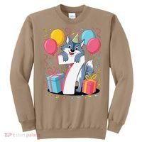 Wolf 7th Birthday Girl 7 Years Old Seventh Seven Wolf Sweatshirt thumb 0