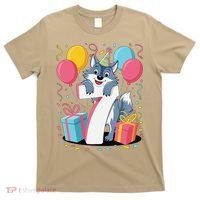 Wolf 7th Birthday Girl 7 Years Old Seventh Seven Wolf T-Shirt thumb 0