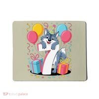 Wolf 7th Birthday Girl 7 Years Old Seventh Seven Wolf Mousepad thumb 0