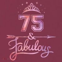 Wo 75 Years Old And Fabulous Happy 75th Birthday Present 16oz Travel Tumbler thumb 2