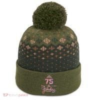 Women 75 Years Old And Fabulous Happy 75th Birthday The Baniff Cuffed Pom Beanie thumb 0