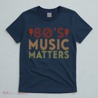 Wo 80's Music Matters Funny 80's Music Outfit 70s Music V-Neck T-Shirt thumb 5