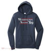 Washington Adams 1789 American Presidents Day US History Women's Hoodie thumb 0