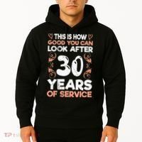 Work anniversary 30 years Company anniversary 30 Hoodie thumb 2