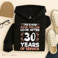 Work anniversary 30 years Company anniversary 30 Hoodie thumb 4