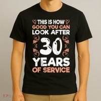 Work anniversary 30 years Company anniversary 30 T-Shirt thumb 3