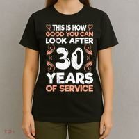 Work anniversary 30 years Company anniversary 30 T-Shirt thumb 4
