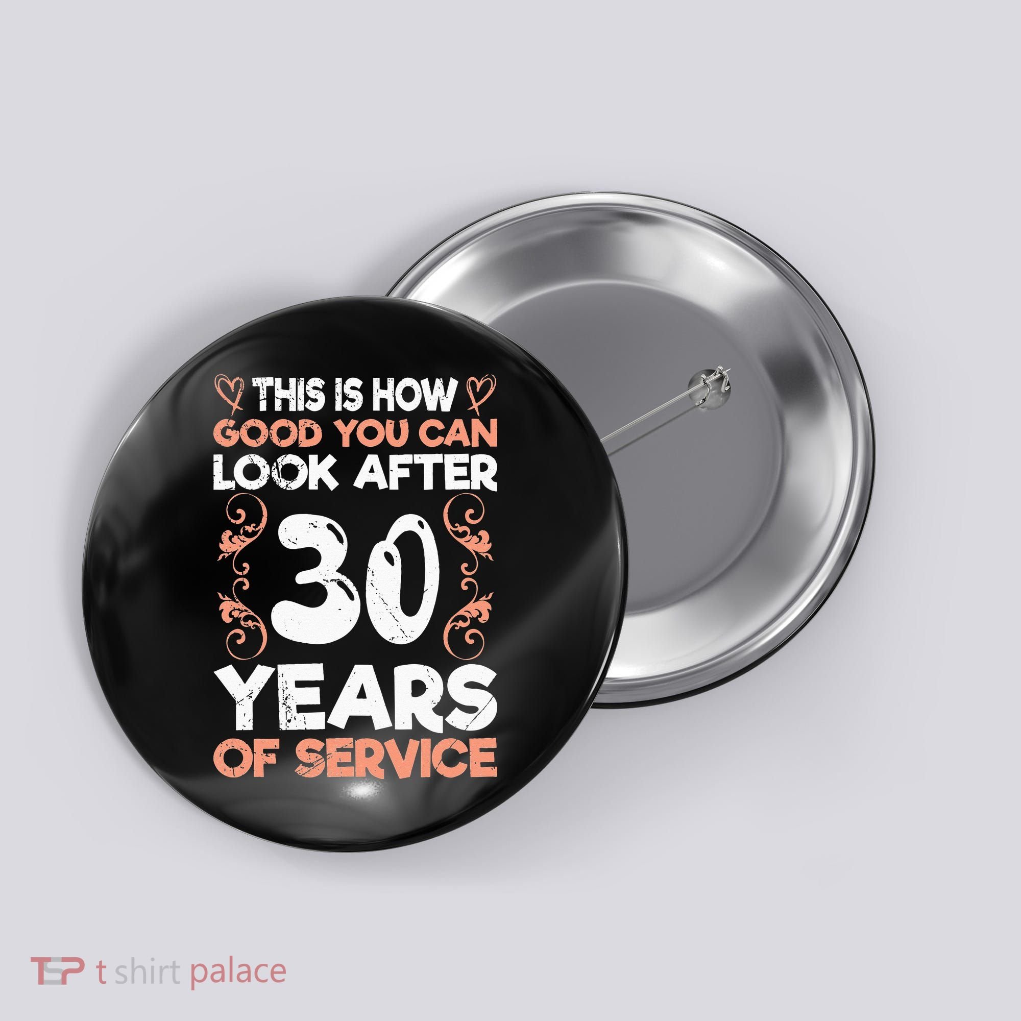 Work anniversary 30 years Company anniversary 30 Button