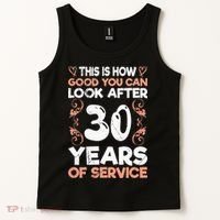 Work anniversary 30 years Company anniversary 30 Tank Top thumb 2