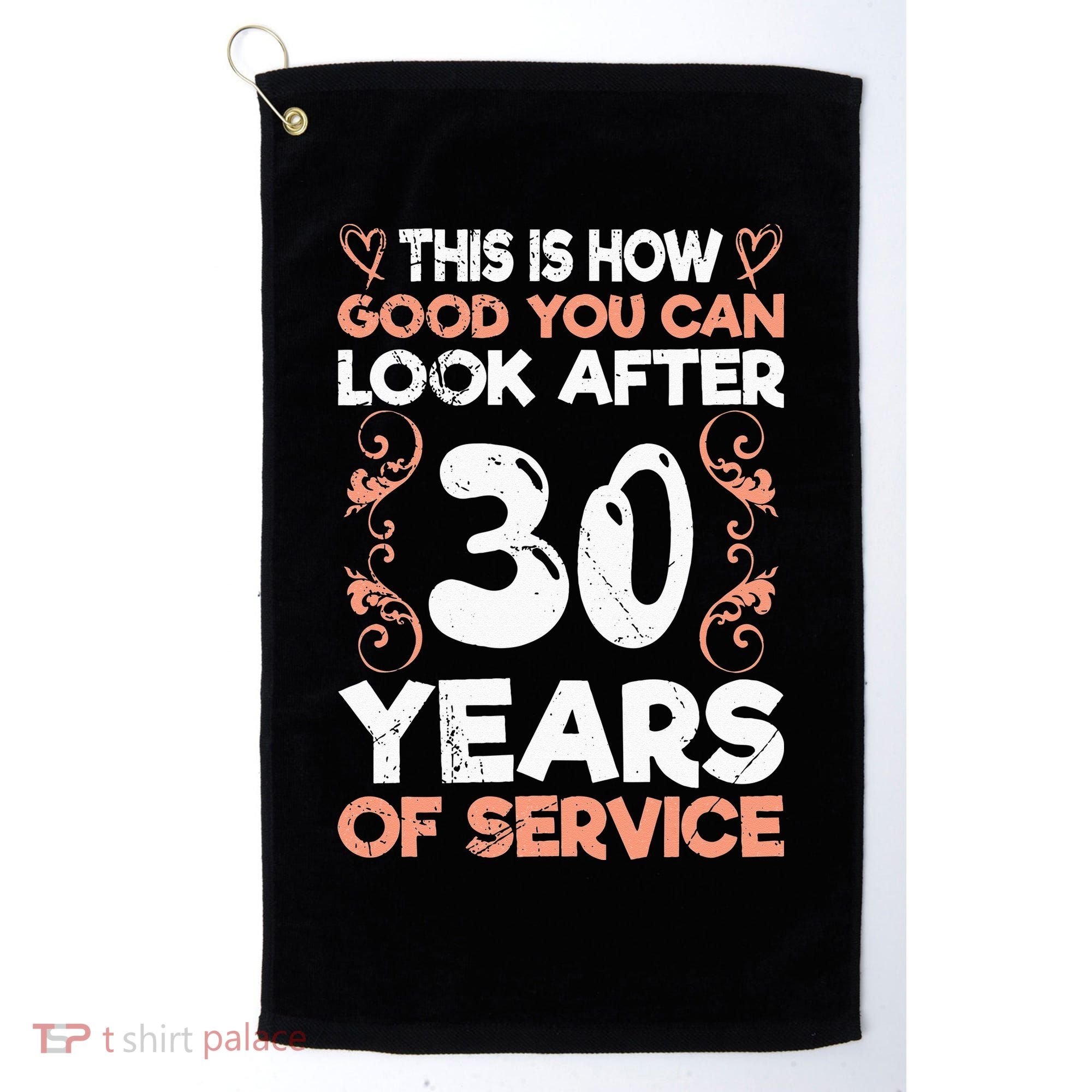 Work anniversary 30 years Company anniversary 30 Golf Towel