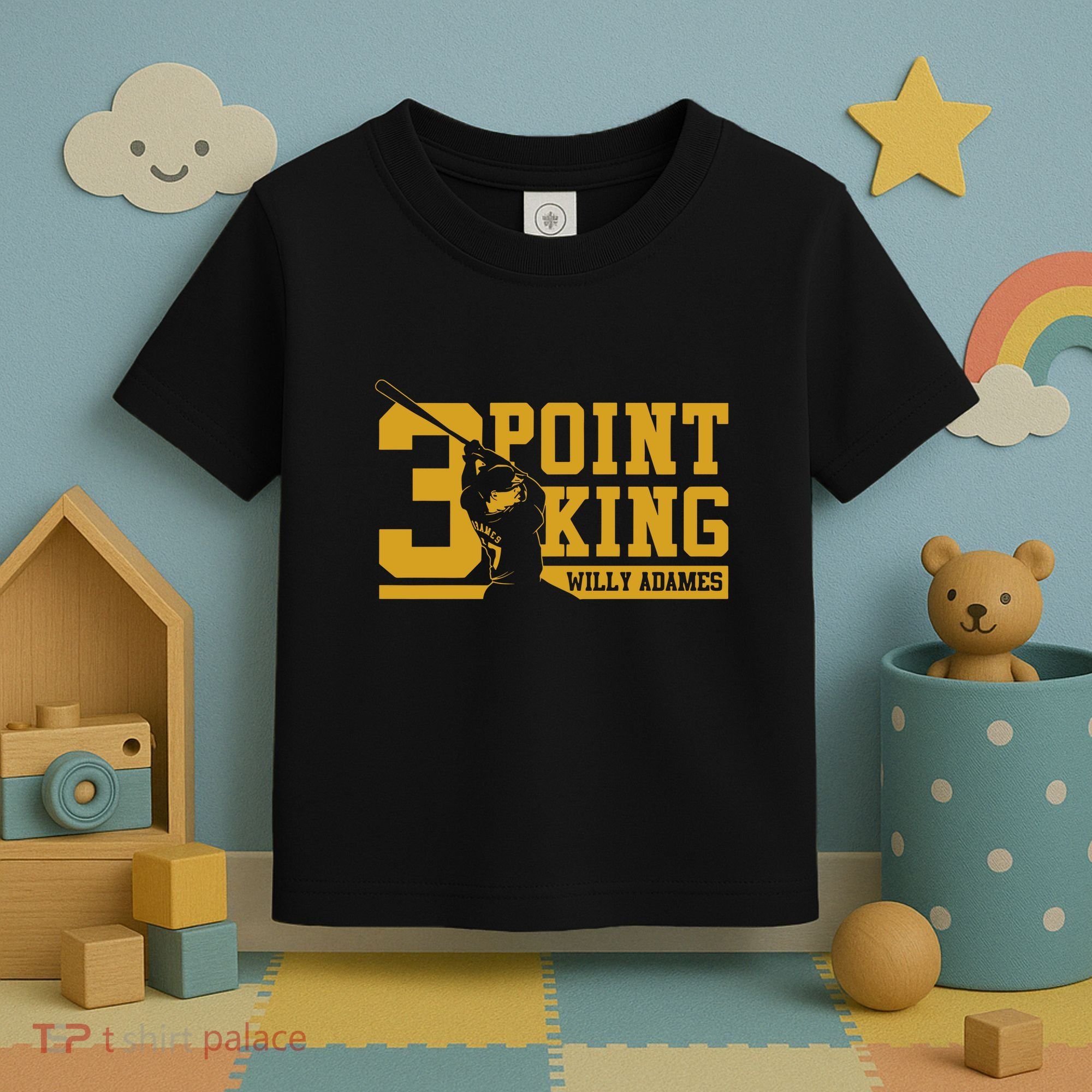 Willy Adames 3 Point King Toddler T-Shirt
