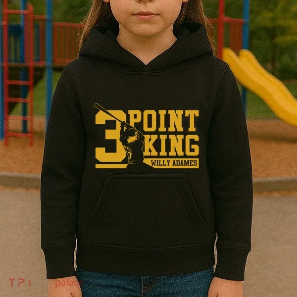 Willy Adames 3 Point King Kids Hoodie