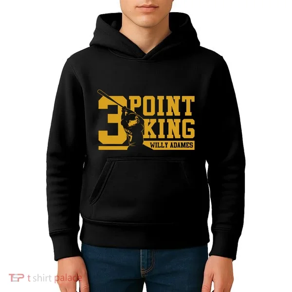 Willy Adames 3 Point King Kids Hoodie