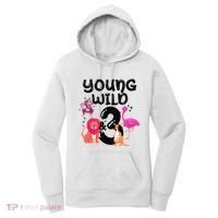 Wild And 3 3rd Birthday Safari Zoo Animal Jungle Cute Women's Hoodie thumb 0