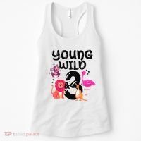 Wild And 3 3rd Birthday Safari Zoo Animal Jungle Cute Women's Tank Top thumb 0