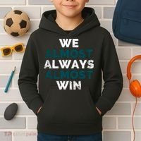 We Almost Always Almost Win Sunday Football Kids Hoodie thumb 2