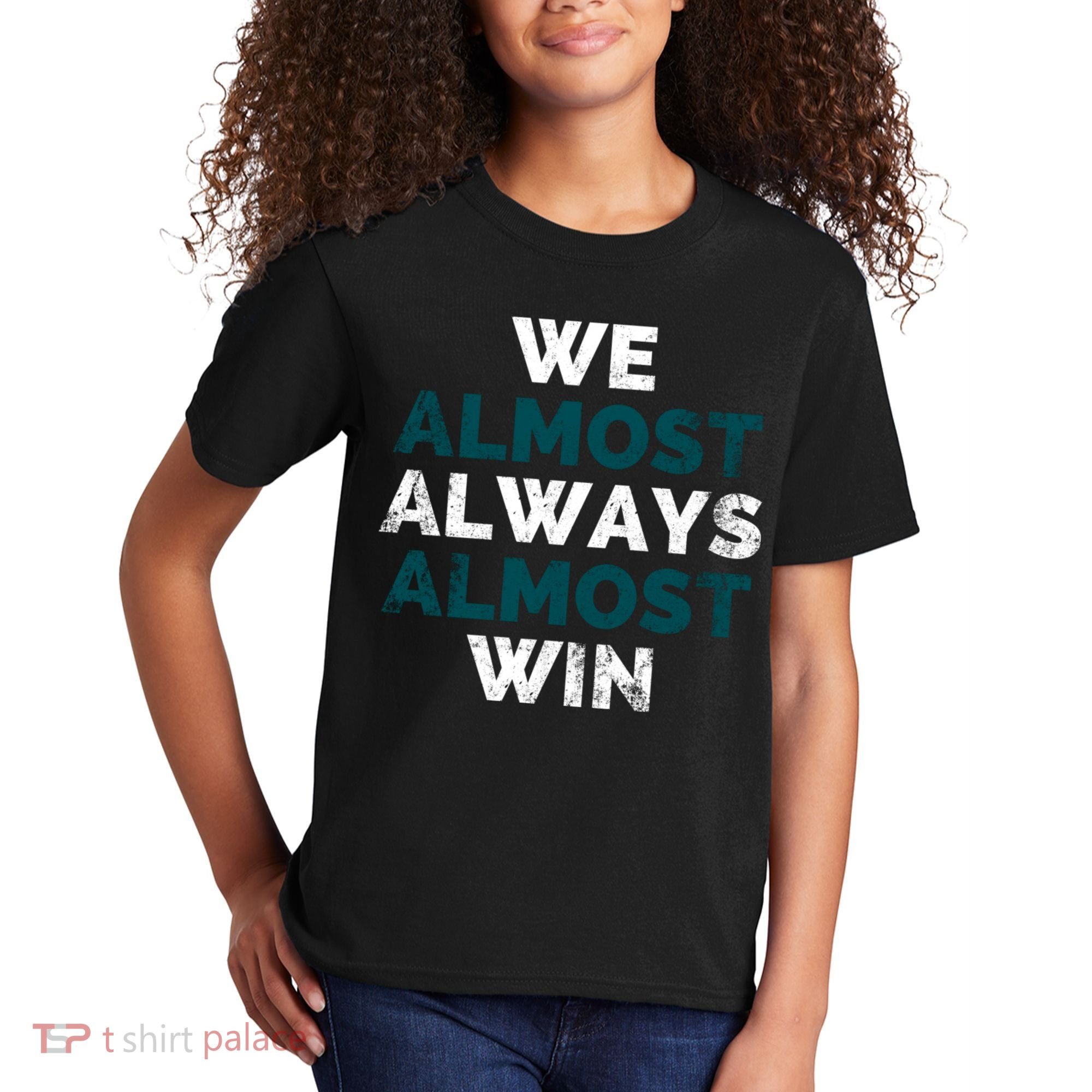 We Almost Always Almost Win Sunday Football Kids T-Shirt
