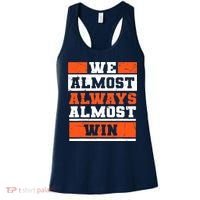 We Almost Always Almost Win Funny Football Fans Women's Tank Top thumb 0