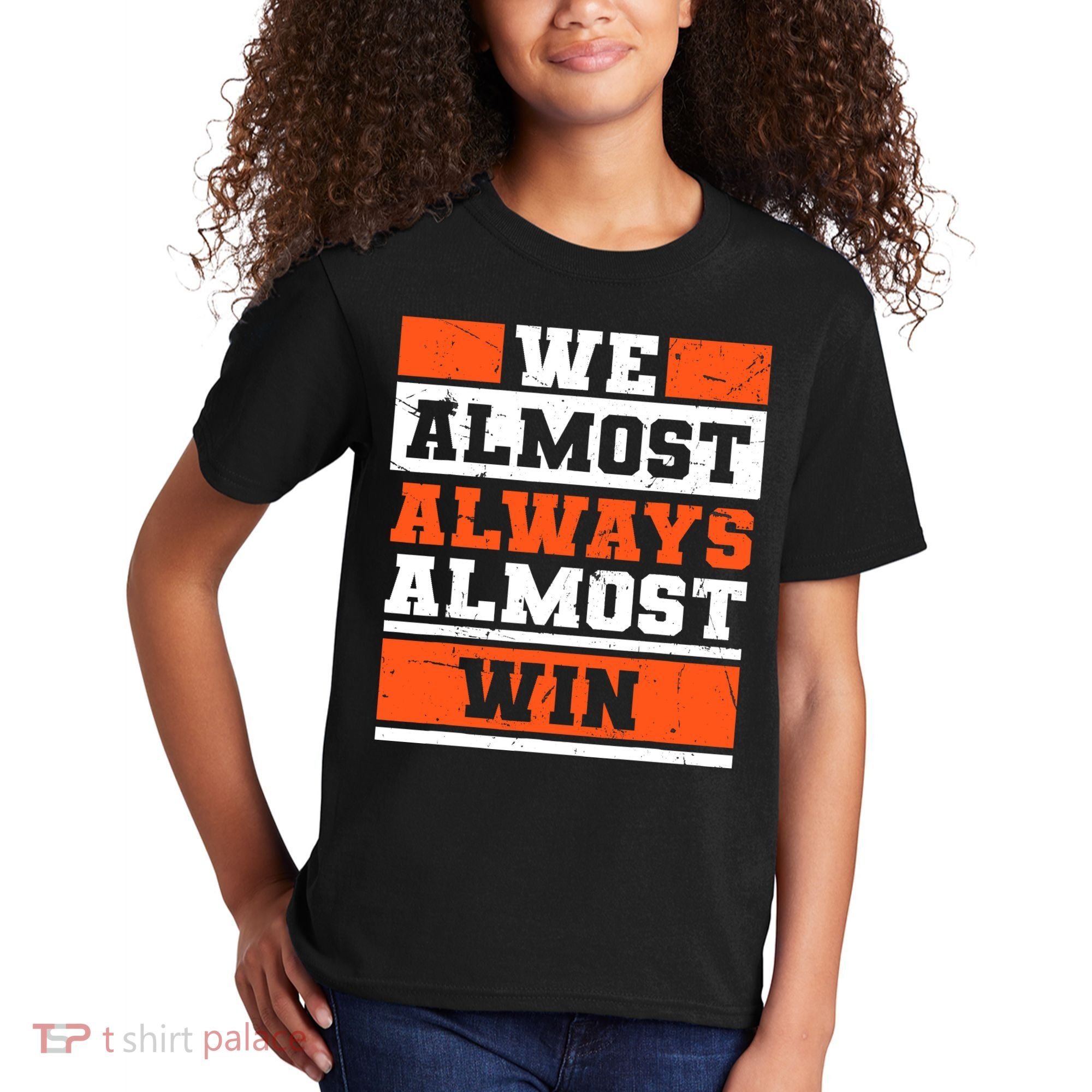 We Almost Always Almost Win Funny Football Fans Kids T-Shirt