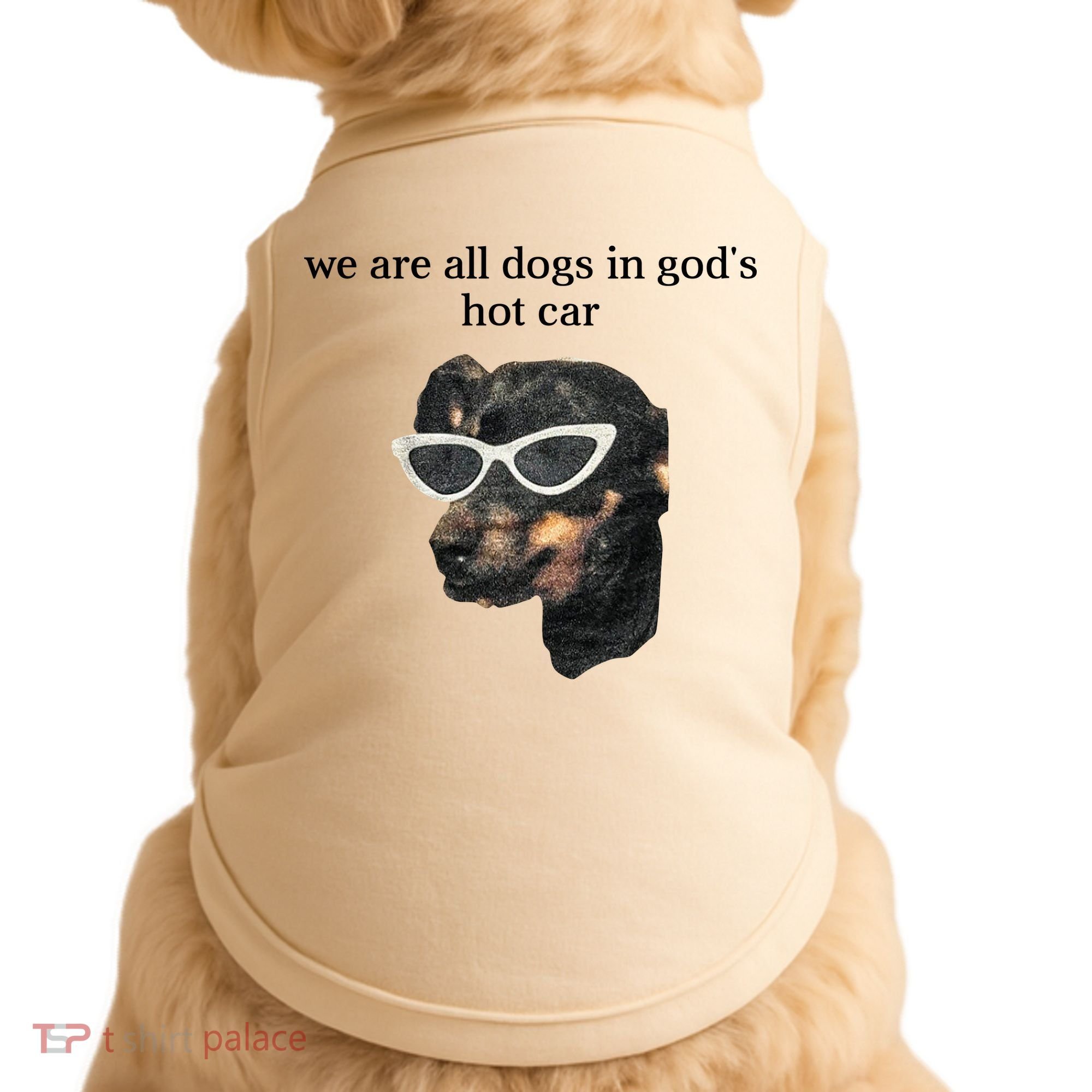 We Are All Dogs In God’S Hot Car Doggie Tank
