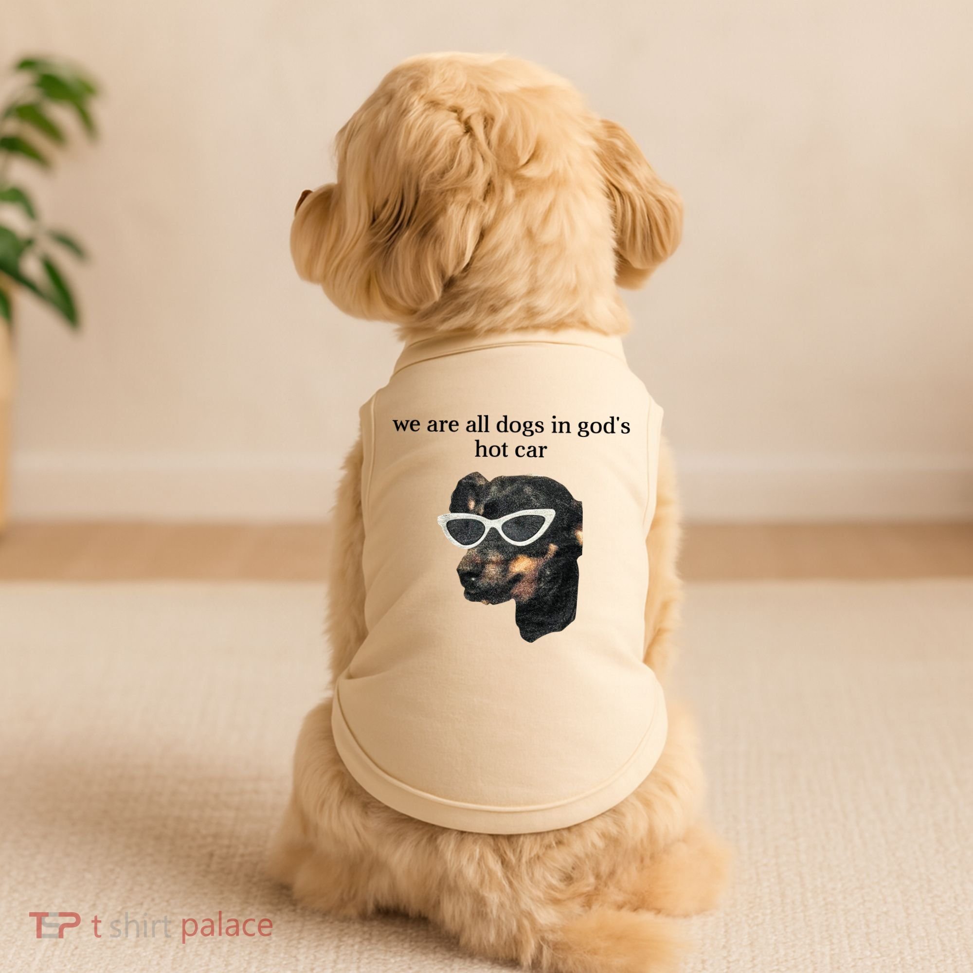 We Are All Dogs In God’S Hot Car Doggie Tank